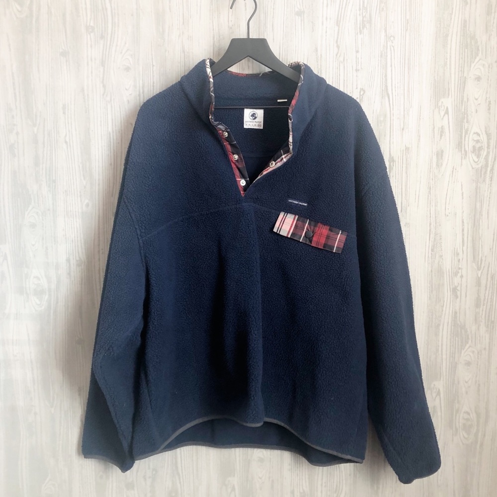 Southern Proper All Prep Fleece Pullover Jacket